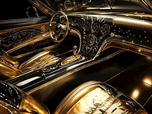 汽车金色效果设计