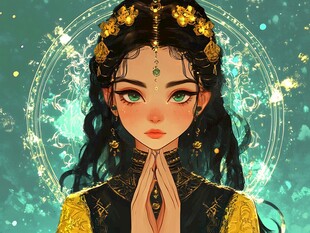 神仙仙女上神手绘头像