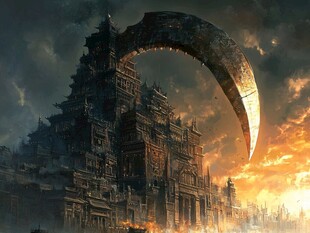 神话风格背景图