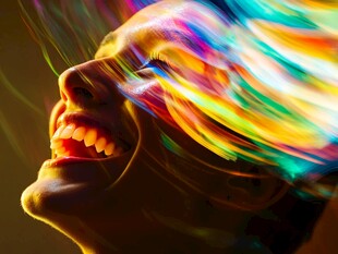 光感色彩高雅抽象艺术