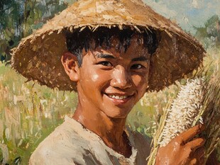 农民形象画