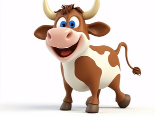 3d卡通牛