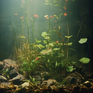 水下生长植物