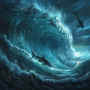 乘风破浪立体效果