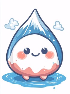 原创卡通水滴形象