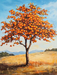 油画果树