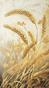 小麦壁画