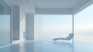 大气客厅落地门窗场景