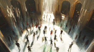 百乐门舞厅内部场景