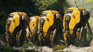 阿凡达场景科幻雕塑