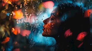 雨中少女