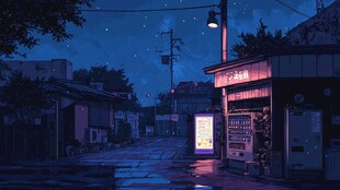 日系风景插画