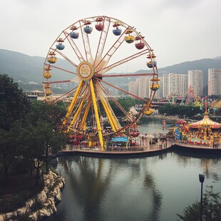 大山下的游乐园