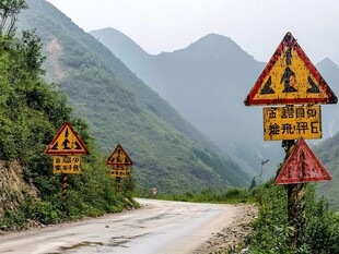 秦岭山道路