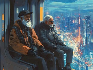 城市繁忙地铁生活