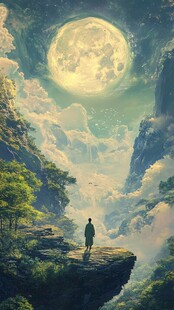 星月河幻想插画