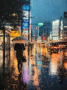 雨天的路人