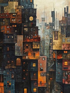 都市装饰画