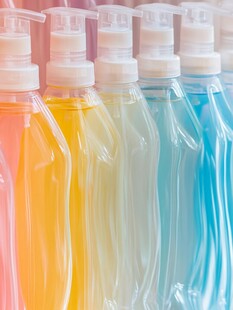 色彩强烈洗衣液