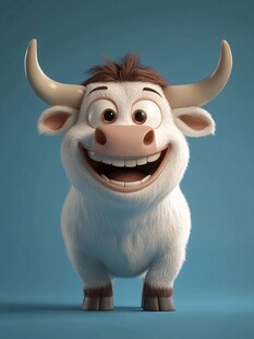 开心小牛头像