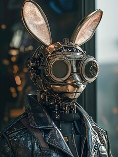 酷帅霸气兔形象