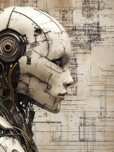 人工智能vr海报背景