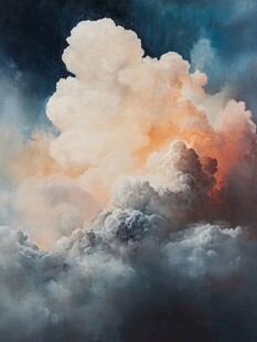 唯美云彩装饰画