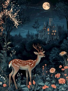 魔法森林插画