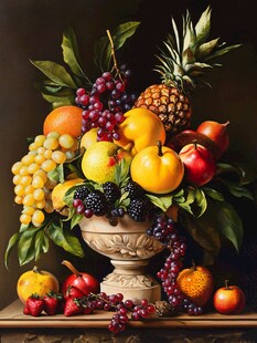 欧式水果油画