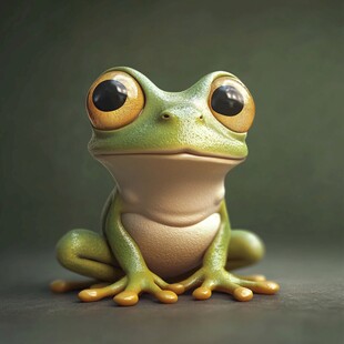 青蛙立体效果