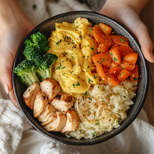 轻食鸡胸肉饭