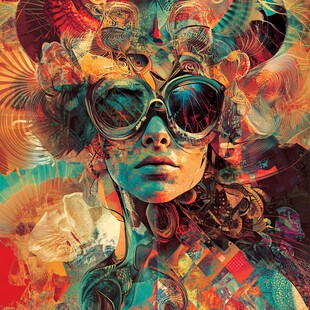 视觉冲击力广告装饰画