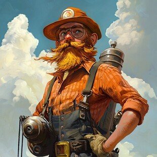 探险队员像