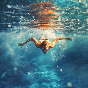 游泳图片素材下载
