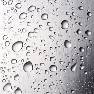 金属质感水珠
