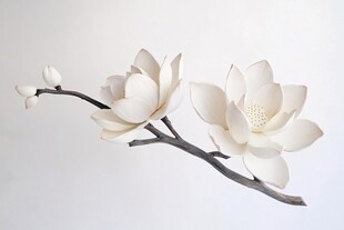 3d立体花卉荷花