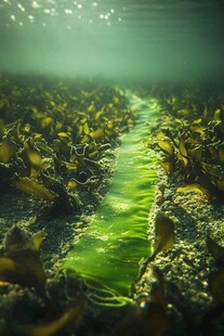 水下植物根系