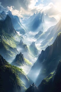 唯美奇幻大山