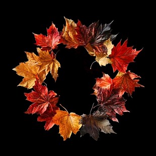 枫叶花环