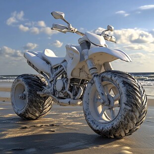3d摩托效果图