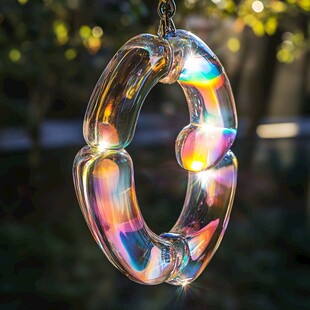 3d立体水晶圆环