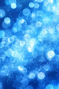 蓝色光斑背景唯美浪漫