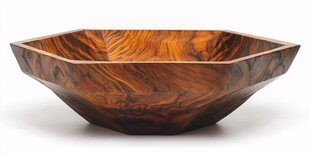 仿木纹碗
