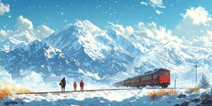 新海诚风格插画