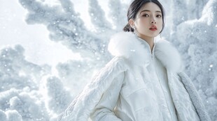 仙气清冷少女壁纸图片