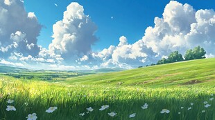 超宽幅田园景色