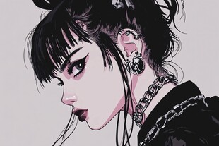 朋克风插画