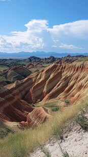 七彩丹地貌