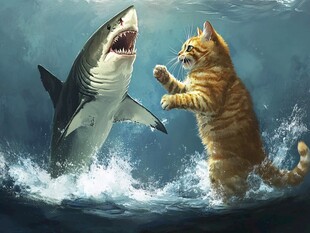 原创猫与鱼