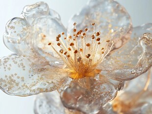 水晶荷花